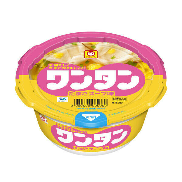 Maruchan , Sofort Wonton Knödel Suppe, Eiergeschmack. – 32g