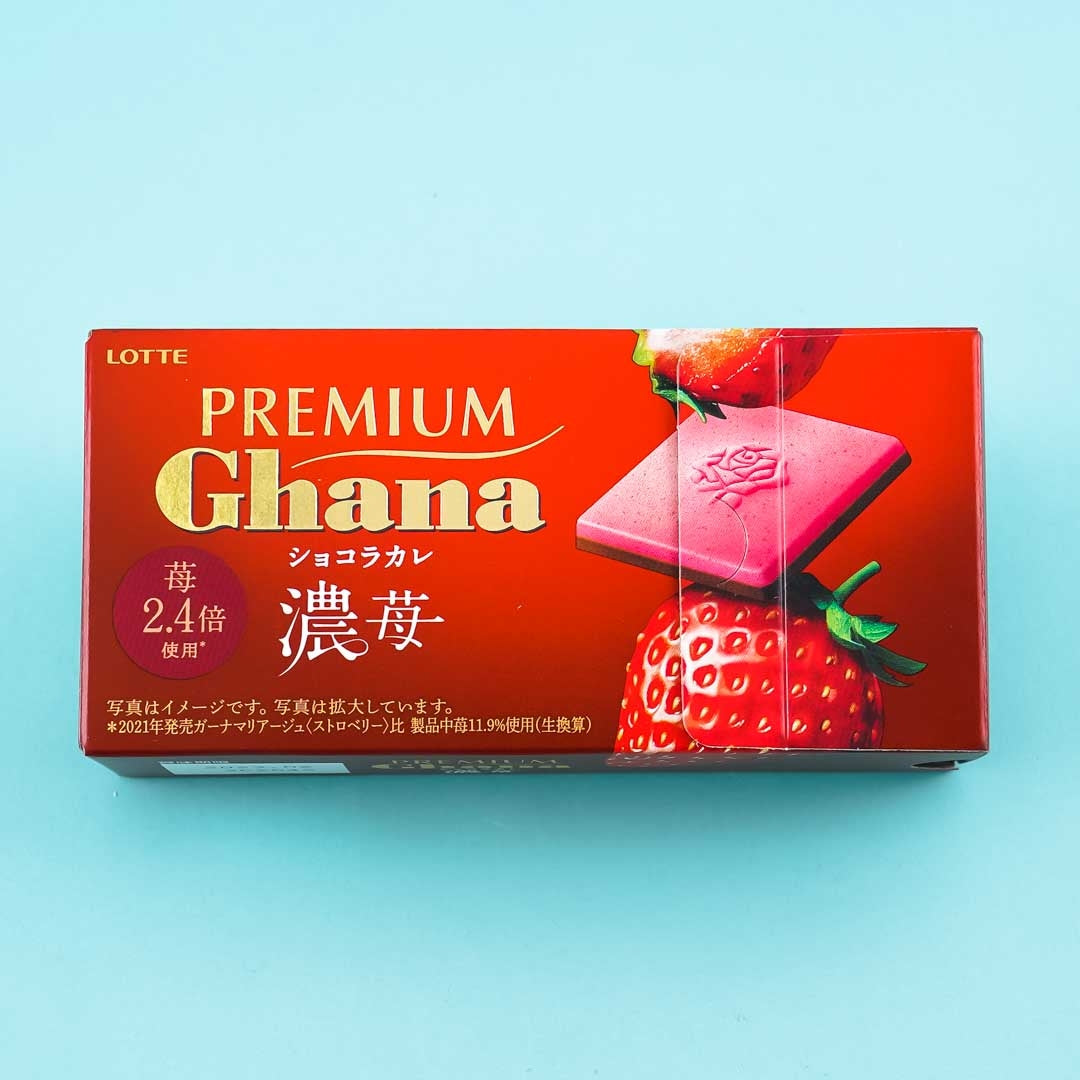 Lotte Premium Ghana Schokolade – Erdbeere