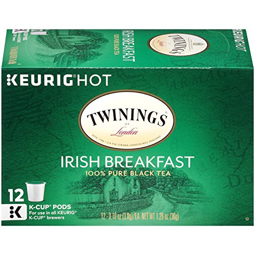 Twinings K-Cup Irish Breakfast Tee, 12 Stück – Packung mit 6 Stück