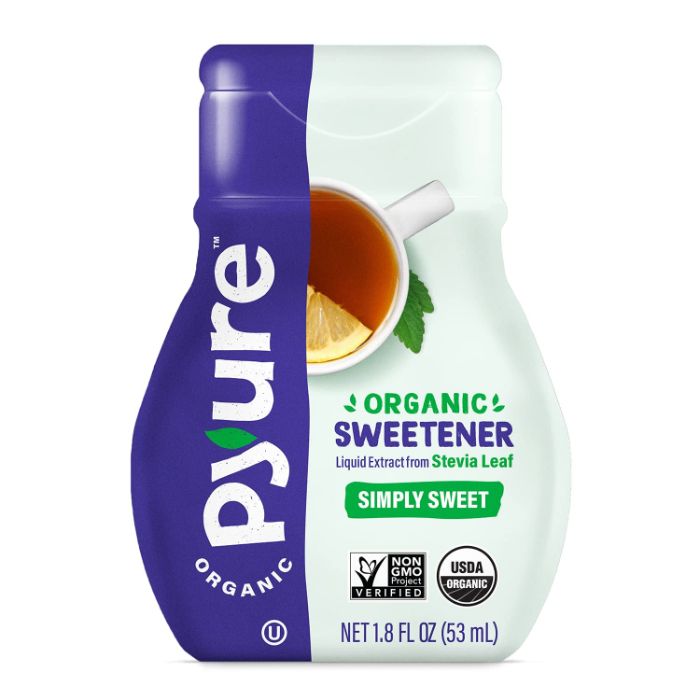 Pyure – Süßstoff Tropfen Stevia Bio 1.8 Fl Oz – Packung mit 6