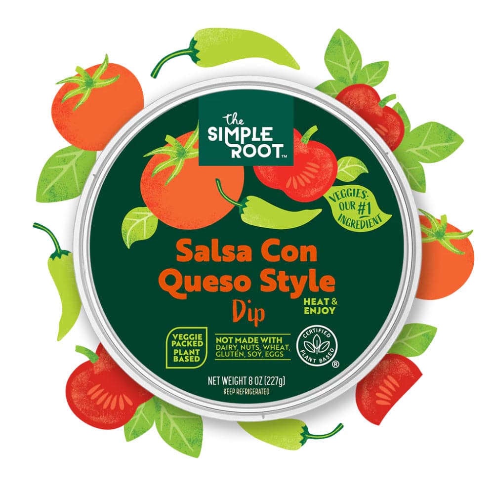 Die einfache Wurzel – Salsa Con Queso Style Dip 8 Oz – (Packung mit 6)