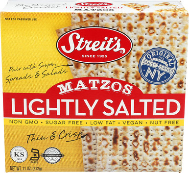 Streits leicht gesalzene Matzos, 11 Unzen