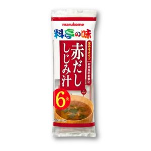 Marukome frische Miso-Suppe – rotes shijimi 6 Portionen
