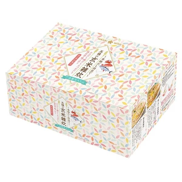 Hikarimiso, Brauner Reis in Suppe, Dashi Suppe mit Braunem Reis & Kanten, Zosui, 15 Tassen