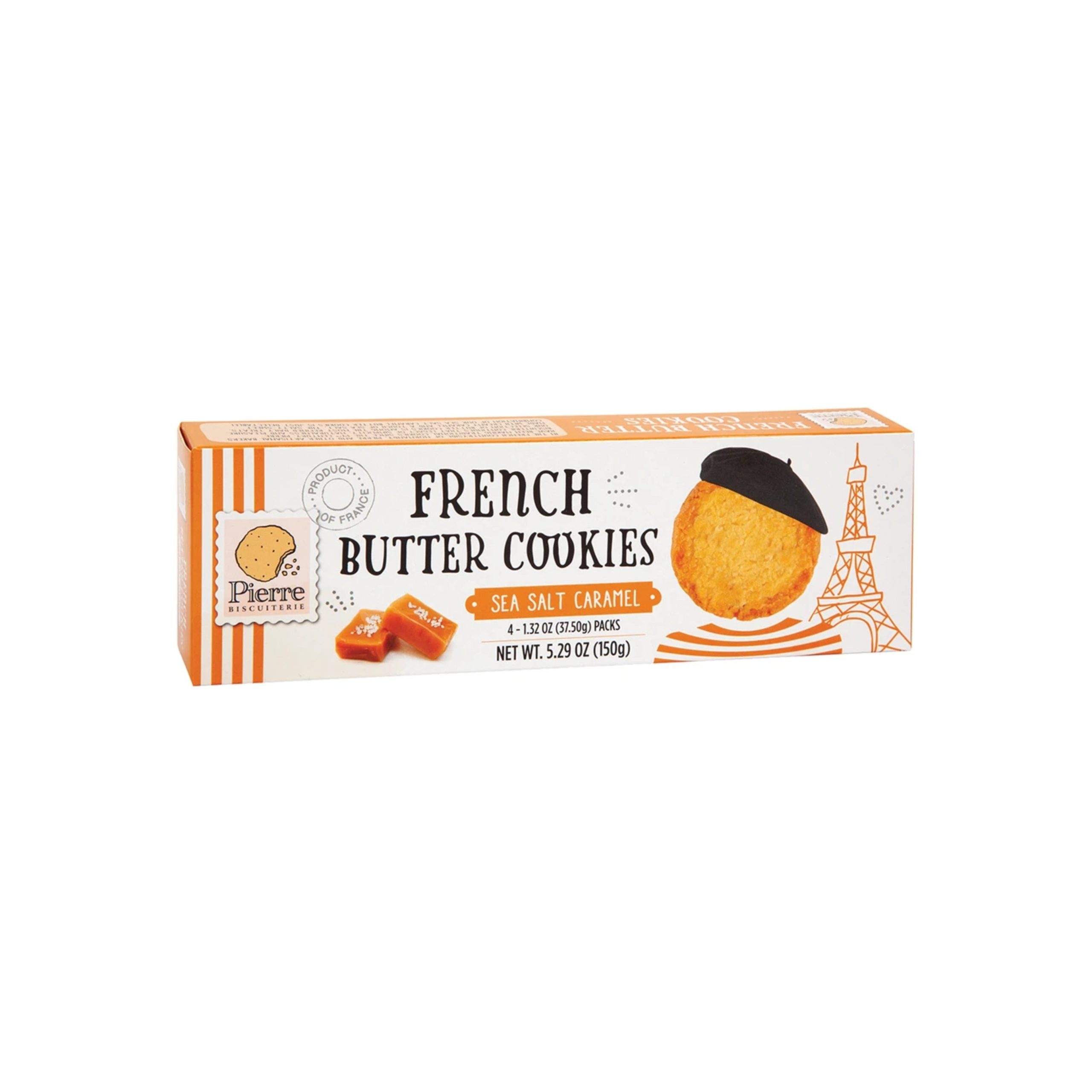 Pierre Biscuiterie Butter Kekse mit Meersalz Karamell (Frankreich)