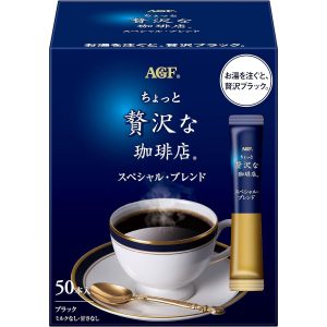 AGF Luxury Kaffee Shop Stick Schwarz Special Blend 50 Stick Hergestellt in JAPAN – Tokyo Sakura Mall
