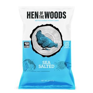 Hen of the Woods Sea gesalzener Kessel Chips Beutel – 60 Taschen x Tasche – 2oz