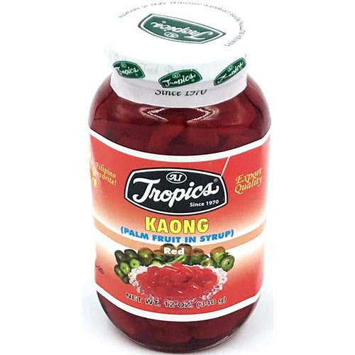Tropics Kaong – Palmfrucht in Sirup – Rot – 12 OZ
