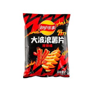 Lay’s Wavy Kartoffelchips würziger Latiao-Geschmack (China)