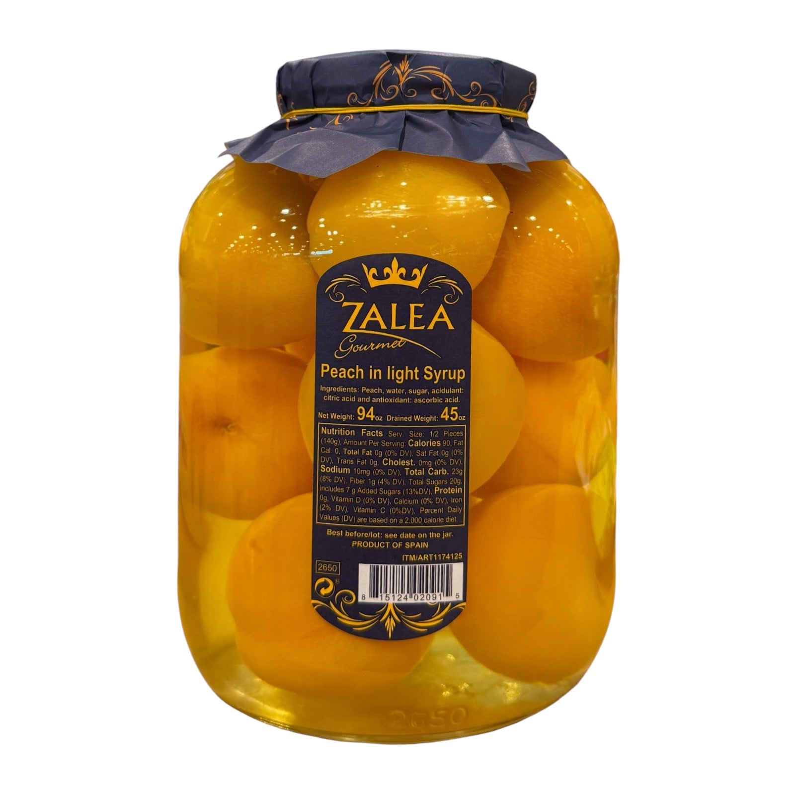 Zalea Gourmet Pfirsich in hellem Sirup