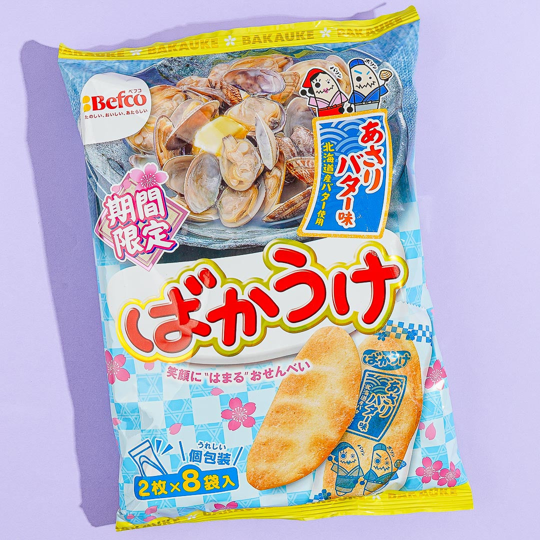 Befco Kuriyama Bakauke Reis Crackers – Butter Clam