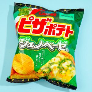 Calbee Pizza Kartoffelchips – Genovese Basilikum