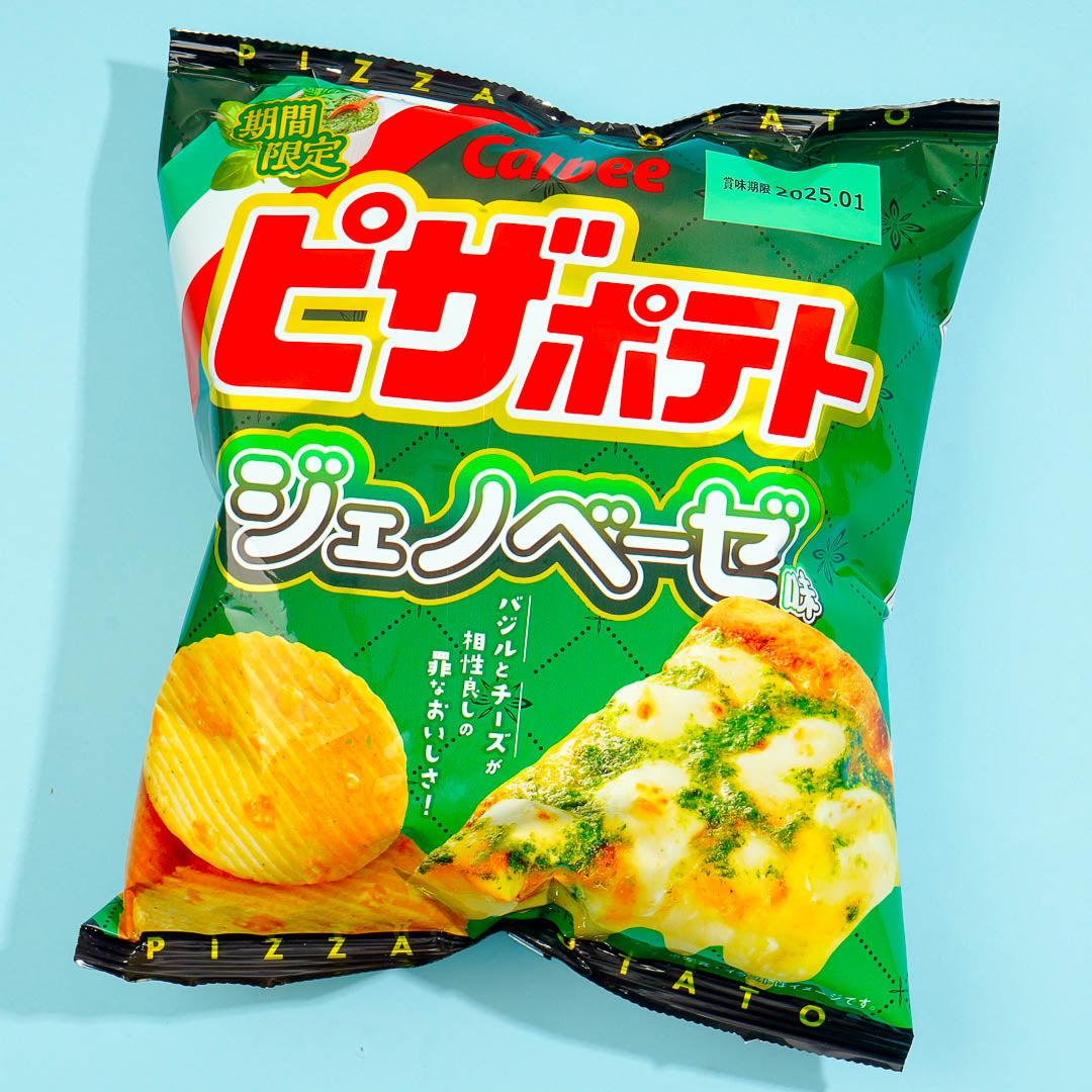 Calbee Pizza Kartoffelchips – Genovese Basil