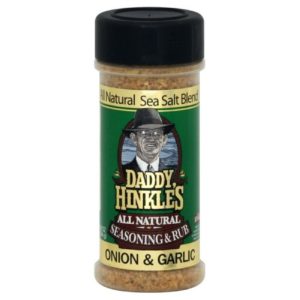 Daddy Hinkle’S – Rub & Gewürzzwiebeln & Knoblauch, 4,3 Unzen
