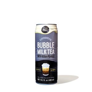 Evergreen Bubble Milchtee mit Tapioka: brauner Zucker