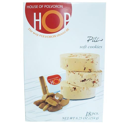 Haus Polvoron – HOP – Pili – Weiche Plätzchen – 18 Stück – 234 G