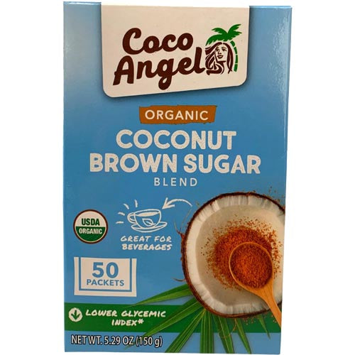 Coco Angel – Bio Kokos Braun Zucker Blend – 50 Packungen