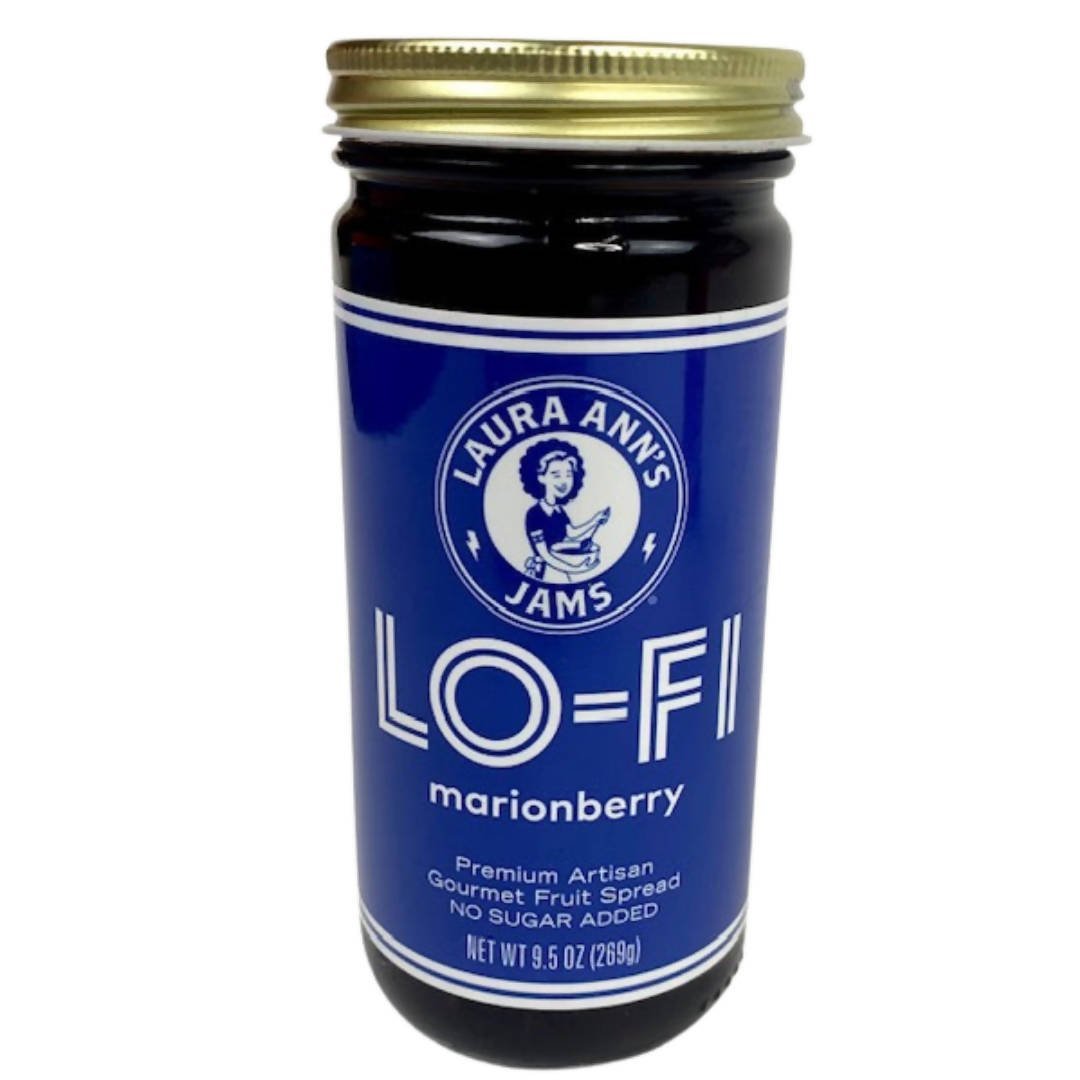 Laura Ann's Jams Lo-Fi Marionberry (Zuckerfrei) Jam Gläser – 24 Gläser x 10oz