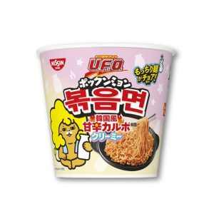 Nissin Yakisoba UFO – Korean style süß und würzig cremig Carbonara