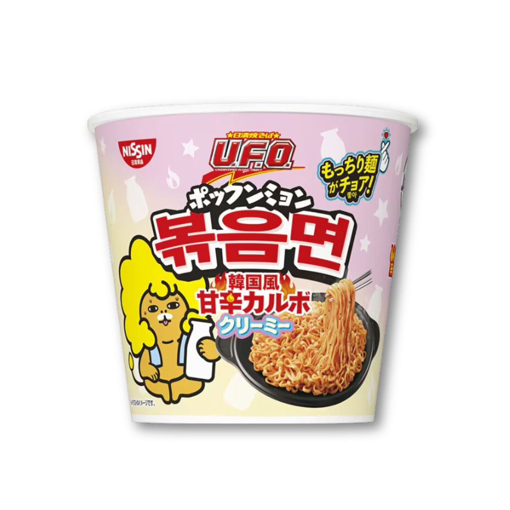 Nissin Yakisoba UFO – Koreanischer Stil Süß und Würzig Creamy Carbonara