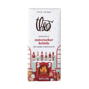 Theo Schokolade – Nussknacker spröde dunkle Schokoladenriegel, – 3oz