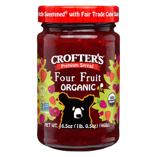 Crofter's Premium Spread Bio Vier Früchte – pur, lecker & gesund