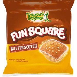 Zitrone quadratisch – Fun quadratisch – Butterscotch – 10er Packung – 300 G
