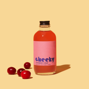 Süße Cocktails Cranberry Sirup