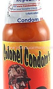 Colonel Condoms scharfe Sauce mit Kondom, . – 5oz