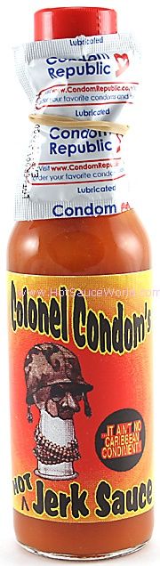 Colonel Kondome Chilisauce w / Kondom, 5oz