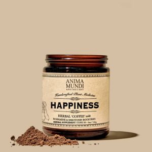 Happiness Pulver: Kräuterkaffee, Seratonin, Dopamin, 100% Bio – 4 Gläser x – 5oz