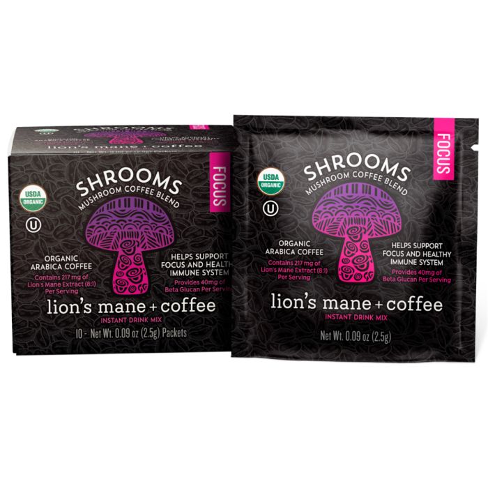 Shrooms – Kaffee mit Löwenmähne, 10 Stk – 12er Packung