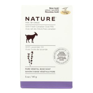 Natur durch Canus – Lavendel-Gemüse Seifenriegel 5 Unzen – Packung mit 1