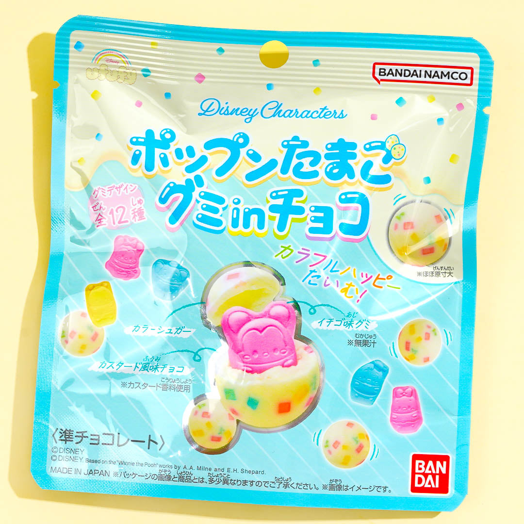 Disney-Figuren Pop'n Egg Gummy in Schokolade