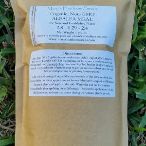alfalfamehl, nicht gmo