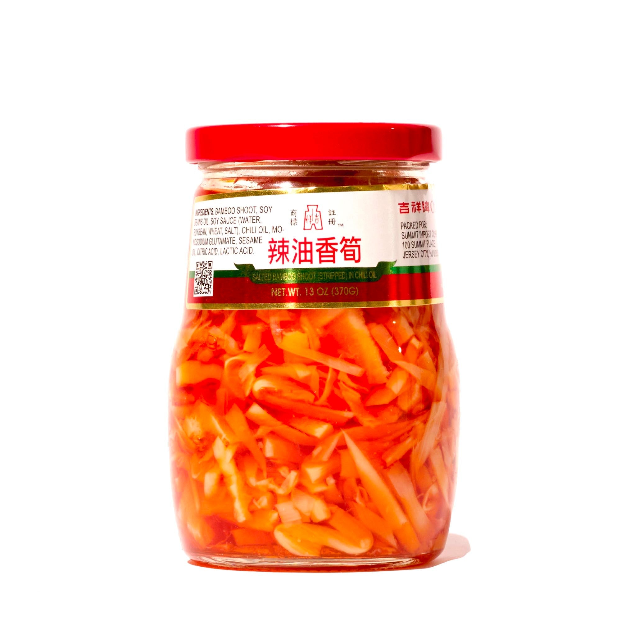 Oriental Mascot Eingelegt Bambus schießen in Chili-Öl