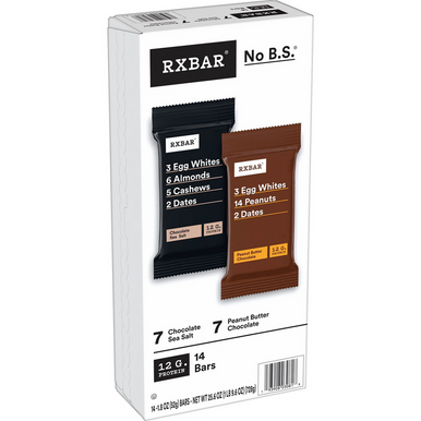 RXBAR Proteinriegel, Sortiment Packung 1,83 oz., 14 Stück