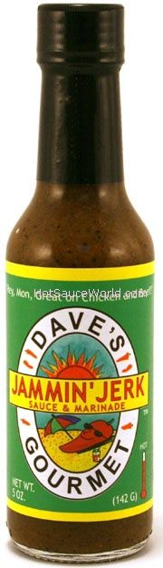 Dave's Gourmet Jammin' Jerk Sauce und Marinade
