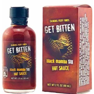 Cajohn’s Get Bitten schwarze Mamba 6 scharfe Sauce