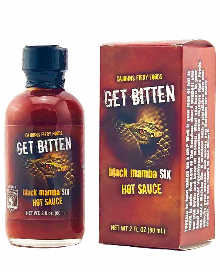 Cajohn's Get Bitten Black Mamba 6 Chilisauce