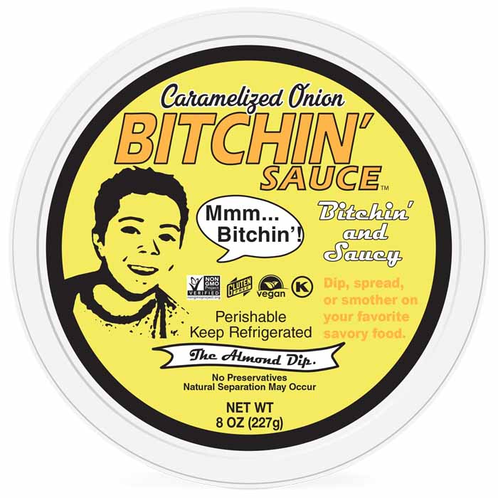 Bitchin Sauce – Sauce Zwiebel karamellisiert, 8 oz – Packung mit 6 Stück