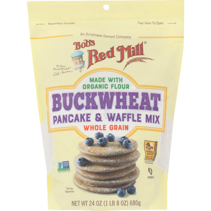 Bob's Red Mill Mischung, Pfannkuchen & Waffel, Buchweizen, 24 Oz – 4er Packung