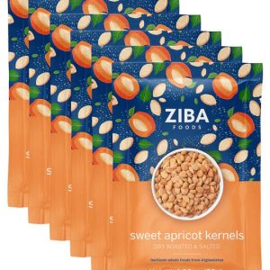 Ziba Foods Kernel gesalzener Süßapricot 1,06 Unzen – Packung mit 12 Stück