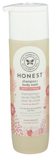 The Honest Company Shampoo & Duschgel Süße Mandel (10 Oz – Packung mit 6 Stück)