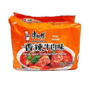 Kang Shi Fu Suppe Nudel heiß & würzig Kunstrind Geschmack