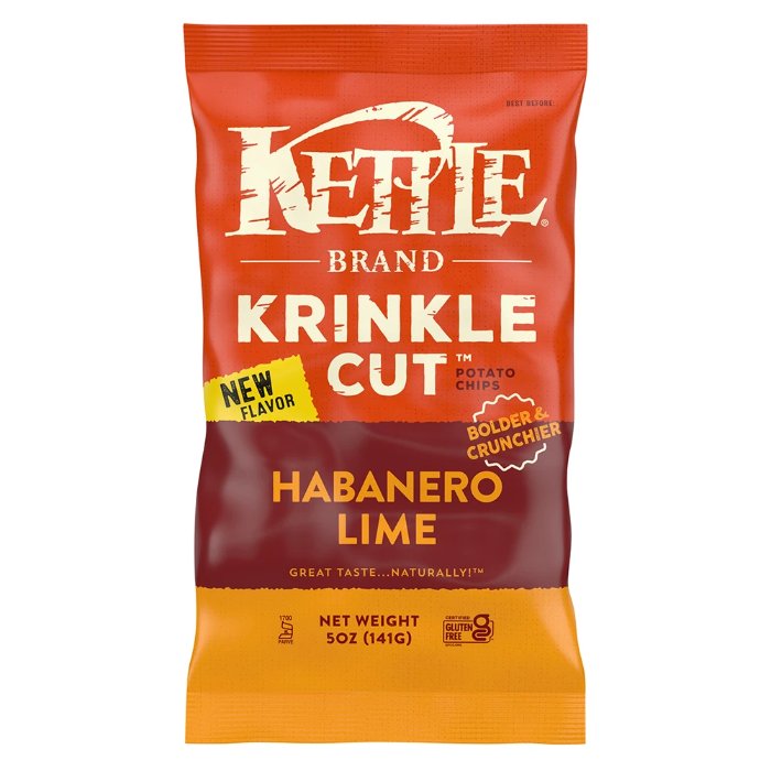 Wasserkocher Lebensmittel – Chip Pto Krinkle Habanero Limette 5 Oz – Packung mit 15