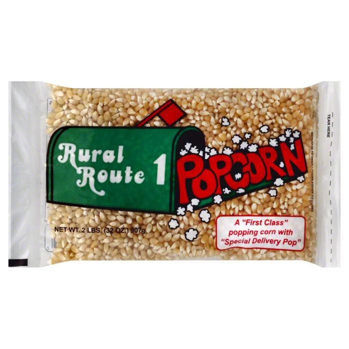 Rural Route – Weiß Popcorn Kernel, 2 lb – Packung mit 12 Stück