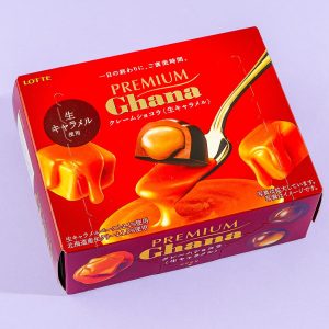 Lotte Premium-Ghana-Schokolade – rohes Karamell