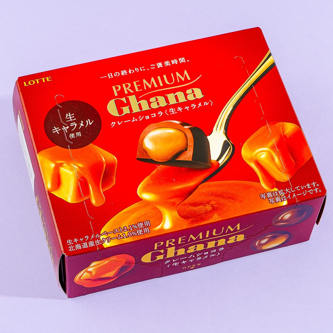 Lotte Premium Ghana Schokolade – Roher Karamell