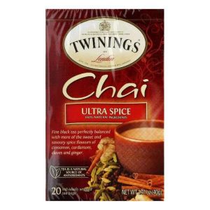 Twinings Chai Ultra Gewürztee, 20 Beutel, Packung mit 6